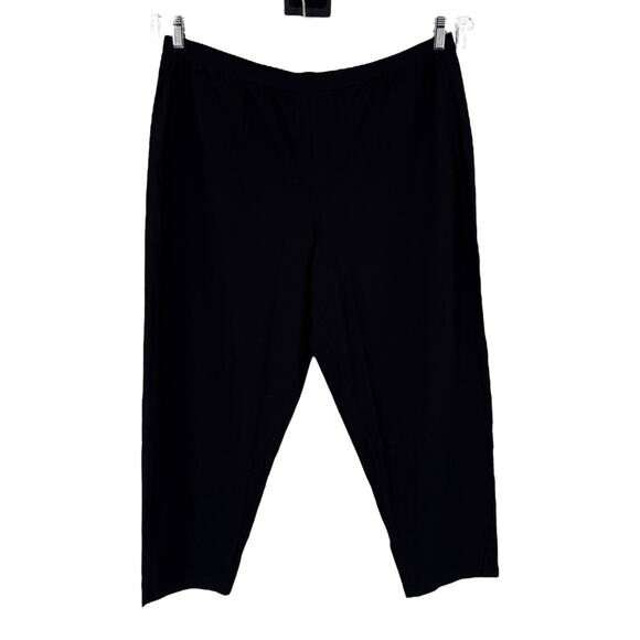Eileen Fisher pants black tapered ankle size X-Large XL